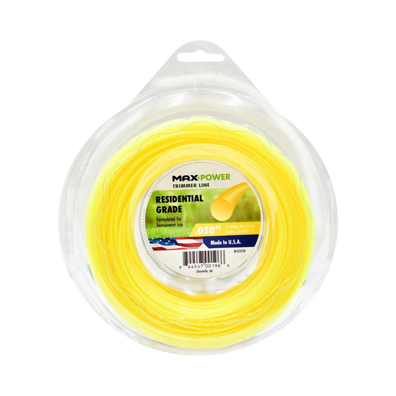 خيط تشذيب ماكس باور 333250 دائري للاستخدام السكني، قطر 0.050 بوصة، طول 440 قدمًا - Image 1